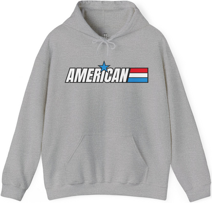 3 STRIPE AMERICAN HOODIE